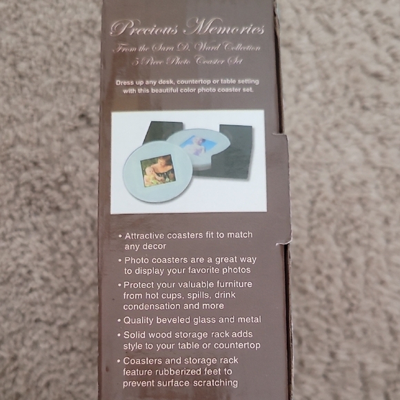Precious Memories 5 Piece Photo Coaster Set - Picture 4 of 5